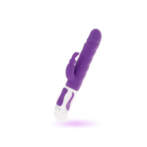 Bobble vibrador conejito giratorio