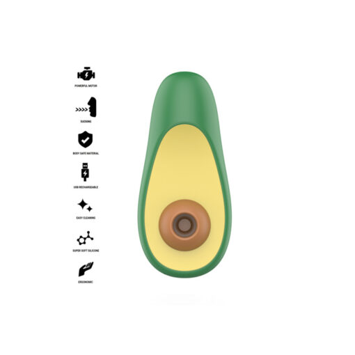 Waki succionador de clítoris forma de aguacate - Imagen 4