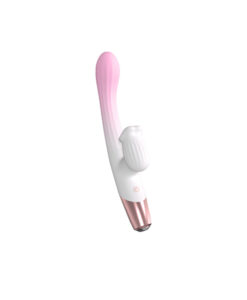 Conejito vibrador fino con calor recargable