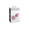 Icicles 48 dilatador anal de cristal rosa - Imagen 5