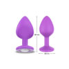 Sparkly plug joya malva mediano - Imagen 2