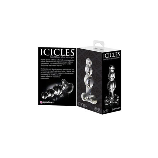 Icicles 47 bolas anales de cristal - Imagen 2